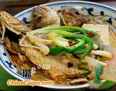 小黄鱼炖豆腐