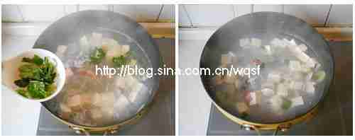 白蛤豆腐汤