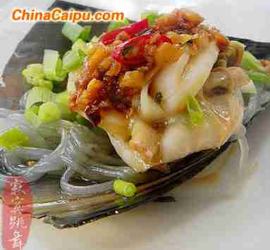金银蒜粉丝蒸带子