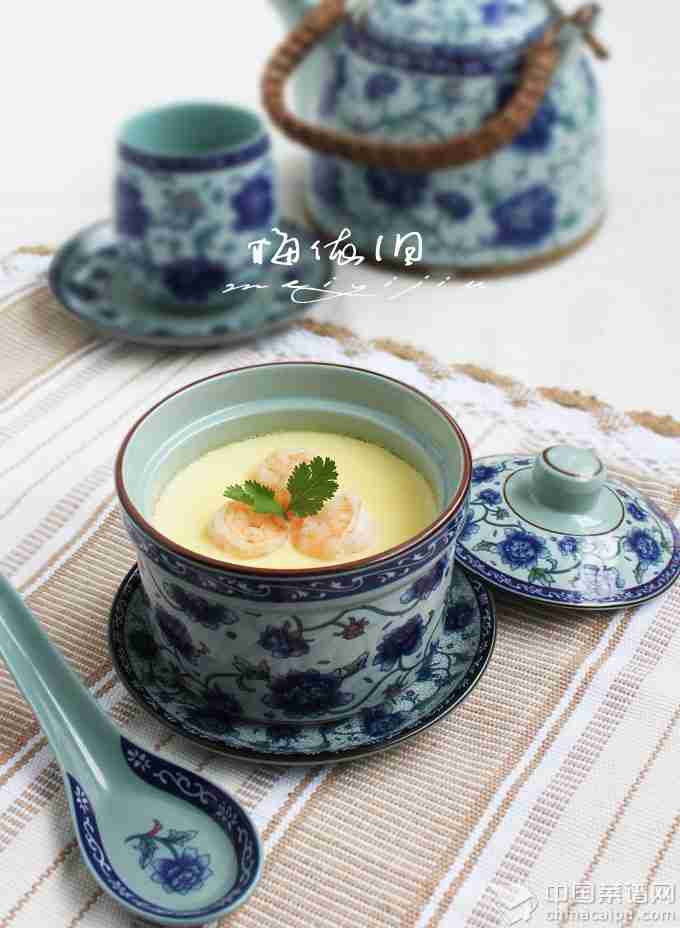 虾仁蛋羹