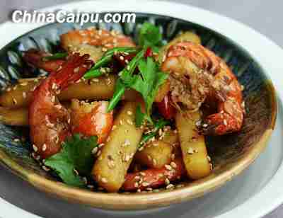 芝香土豆虾