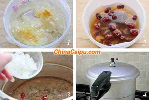 桂圆红枣银耳汤