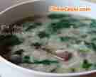 菠菜猪肝粥(2)