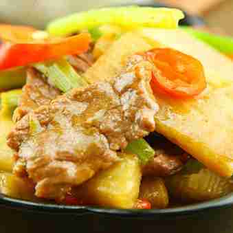 养胃健睥滋补菜—山药炒羊肉