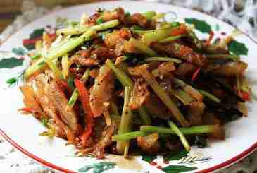 爆炒麻辣牛蹄筋