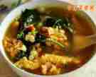 耙豌豆酥肉汤