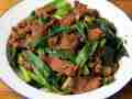 蒜苗孜然羊肉
