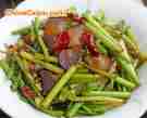 蒜苔炒腊肉