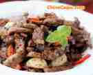 豆豉牛肉