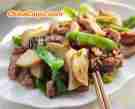 青椒杏鲍菇炒肉丝