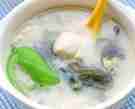丝瓜皮蛋豆腐汤